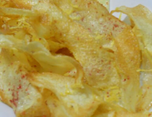 Ricetta Chips Di Patate Al Limone e Pepe Rosa (VideoRicetta)